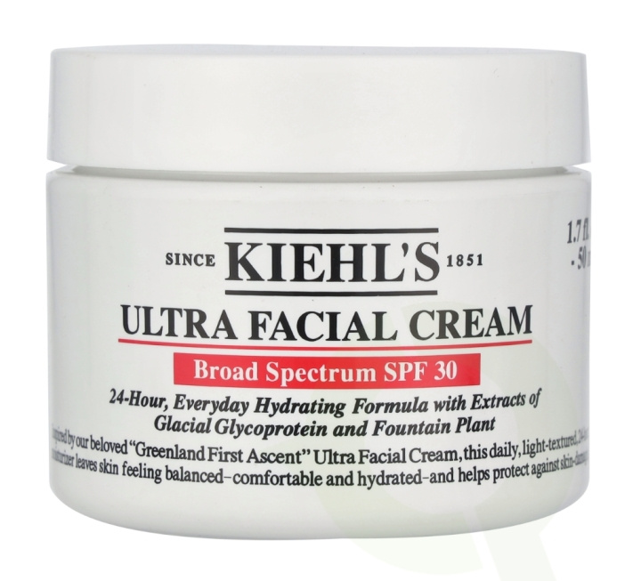Kiehl\'s Ultra Facial Cream Broad Spectrum SPF30 50 ml i gruppen HELSE OG SKJØNNHET / Hudpleie / Ansikt / Dagkrem hos TP E-commerce Nordic AB (C84979)