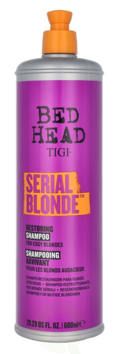TIGI Bh Serial Blonde Restoring Shampoo 600 ml i gruppen HELSE OG SKJØNNHET / Hår & styling / Hårpleie / Sjampo hos TP E-commerce Nordic AB (C84983)
