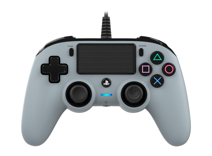 NACON Kompakt kontroller (grå) i gruppen Elektronikk / TV-spill & tilbehør / Sony PlayStation 4 / Tilbehør hos TP E-commerce Nordic AB (C85154)