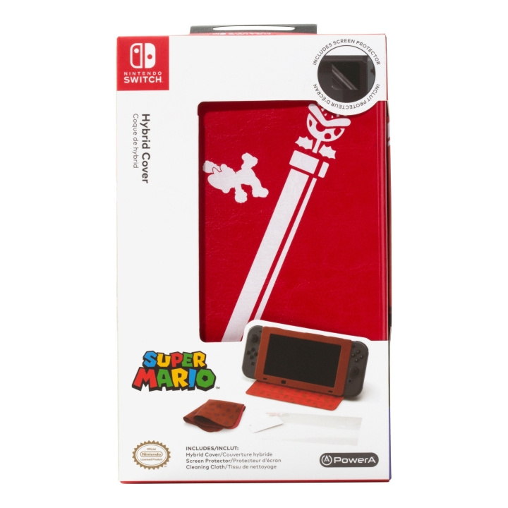 PowerA Hybriddeksel - Mario i gruppen Elektronikk / TV-spill & tilbehør / Nintendo Switch / Tilbehør hos TP E-commerce Nordic AB (C85190)