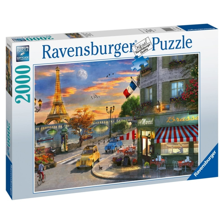 Ravensburger Puslespill 2000p - Solnedgang i Paris (10216716) i gruppen SPORT, FRITID & HOBBY / Hobby / Puslespill hos TP E-commerce Nordic AB (C85285)