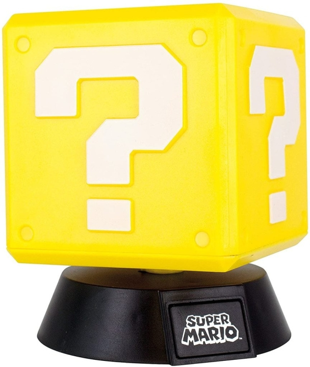 Paladone Super Mario - 3D-lys med spørsmålsblokk (PP4372NNV2) i gruppen Elektronikk / Lys / Bordlamper hos TP E-commerce Nordic AB (C85350)
