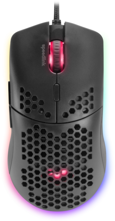 Speedlink SKELL Lightweight RGB Gaming Mouse, svart i gruppen Datautstyr / Mus & Tastatur / Mus / Gaming hos TP E-commerce Nordic AB (C85415)