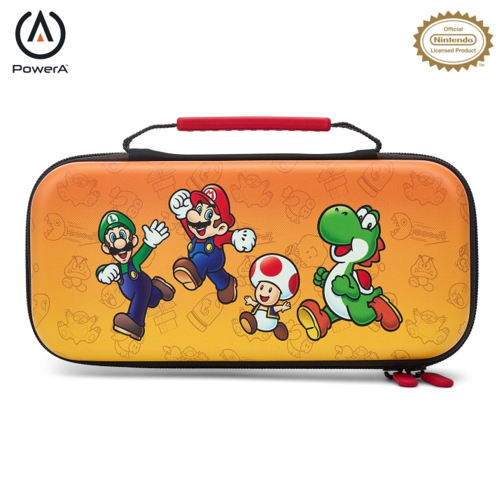 PowerA Beskyttelsesveske - Mario And Friends / Nintendo Switch i gruppen Elektronikk / TV-spill & tilbehør / Nintendo Switch / Tilbehør hos TP E-commerce Nordic AB (C85471)