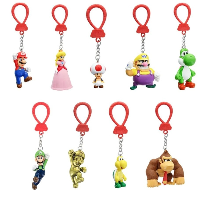 Paladone Super Mario-ryggsekkbuddies (assortert) i gruppen SPORT, FRITID & HOBBY / Morsomme produkter / Samlerobjekter hos TP E-commerce Nordic AB (C85813)