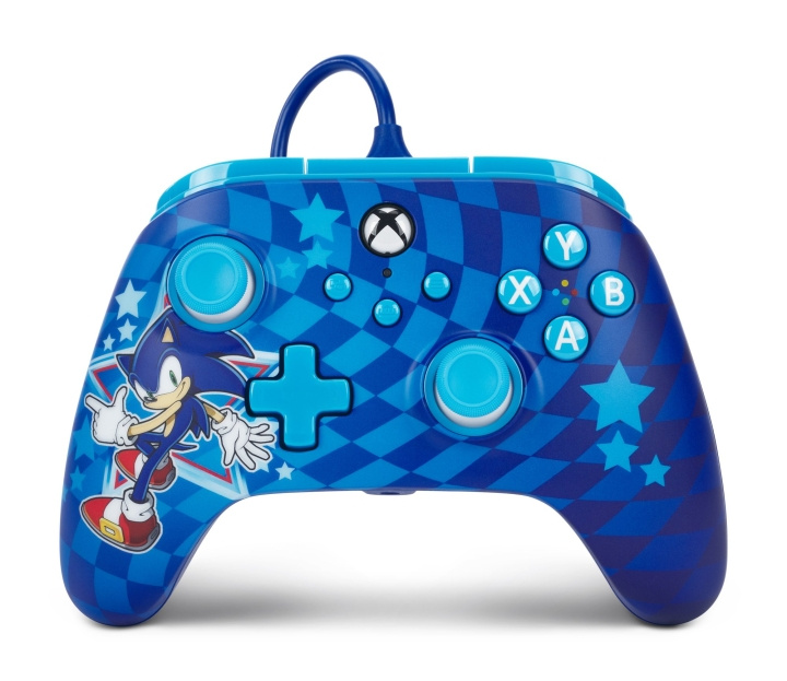PowerA Advantage kablet kontroller - Sonic Style /Xbox Series X i gruppen Elektronikk / TV-spill & tilbehør / Xbox Series X / Tilbehør hos TP E-commerce Nordic AB (C85829)