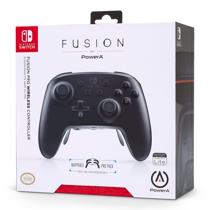 PowerA Fusion Pro Wireless Controller (Nintendo Switch) - Hvit/Svart i gruppen Elektronikk / TV-spill & tilbehør / Nintendo Switch / Tilbehør hos TP E-commerce Nordic AB (C85903)