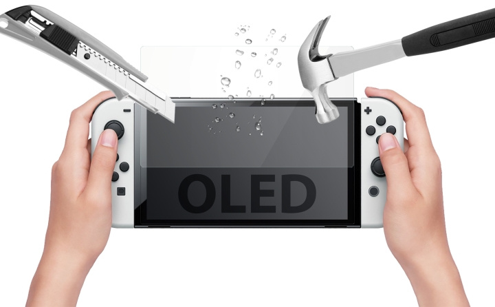 SuBsonic Switch Oled Super skjermbeskytter - herdet glass 9H Hd i gruppen Elektronikk / TV-spill & tilbehør / Nintendo Switch / Tilbehør hos TP E-commerce Nordic AB (C85963)