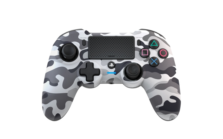 NACON Trådløs Dualshock 4 V2-kontroller Asymmetrisk Camo Grey (PS4) i gruppen Elektronikk / TV-spill & tilbehør / Sony PlayStation 4 / Tilbehør hos TP E-commerce Nordic AB (C85983)