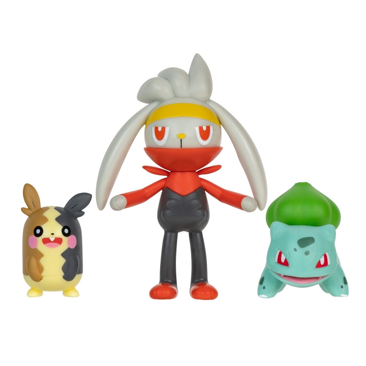 Pokémon Kampfigur 3 Pk - Morpeko, Bulbasaur (PKW3055) i gruppen LEKER, BARN OG BABY / Leker / Figurer, miniatyrer og tilbehør hos TP E-commerce Nordic AB (C85986)