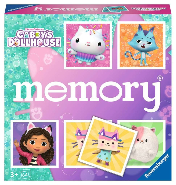 Ravensburger Gabbys dukkehus-memory i gruppen LEKER, BARN OG BABY / Spill / Brettspill hos TP E-commerce Nordic AB (C86120)