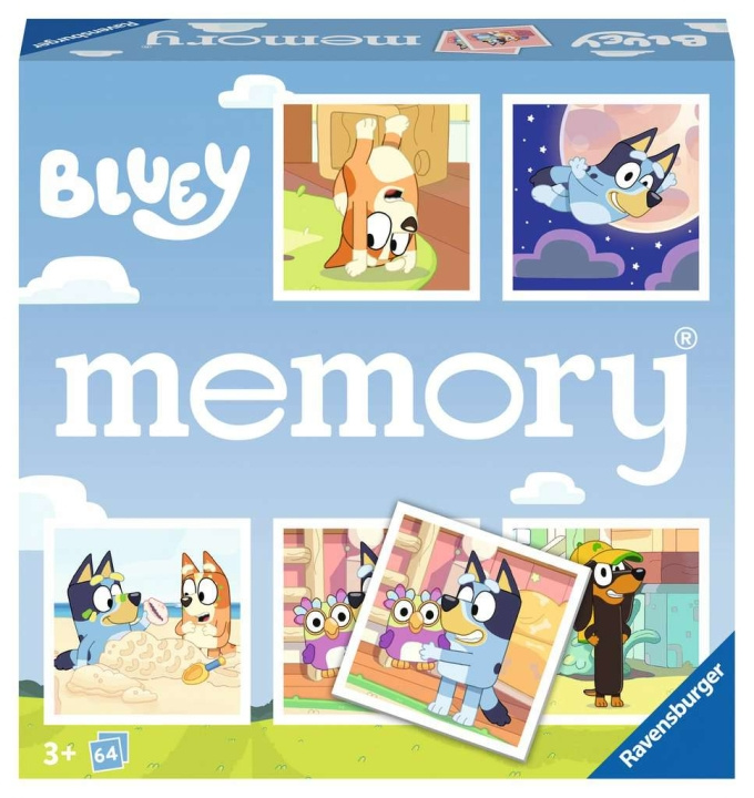 Ravensburger Bluey memory® i gruppen LEKER, BARN OG BABY / Spill / Brettspill hos TP E-commerce Nordic AB (C86121)
