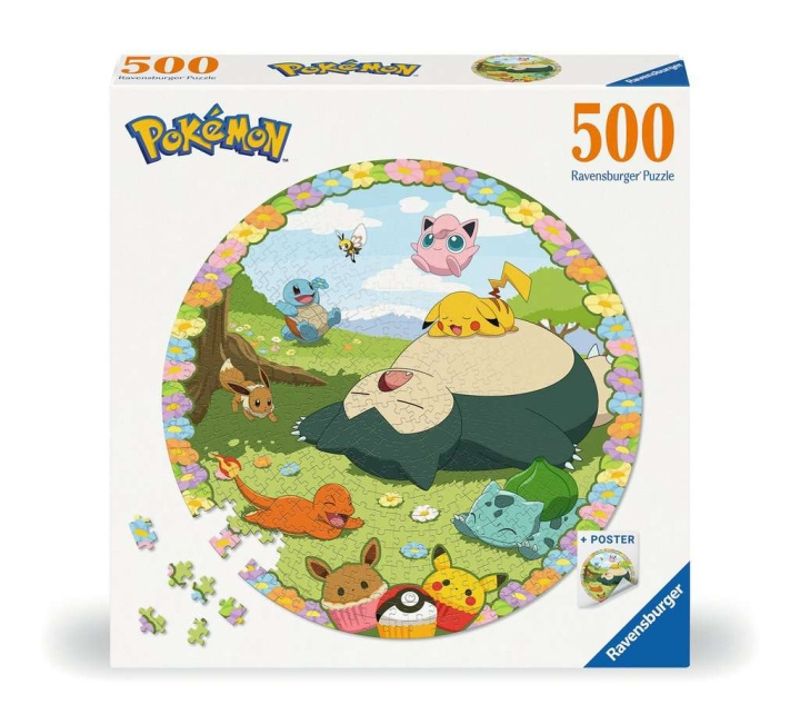 Ravensburger Blomstrende Pokémon 500p puslespill i gruppen LEKER, BARN OG BABY / Leker / Barnas puslespill hos TP E-commerce Nordic AB (C86157)
