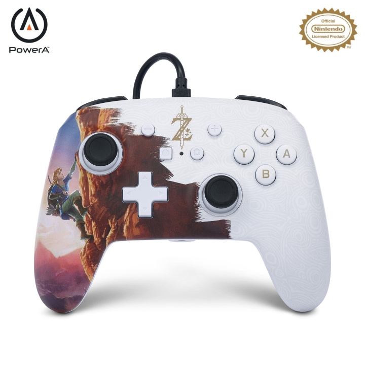 PowerA Enhanced Wired Controller - Nintendo Switch - Rise of the Hero i gruppen Elektronikk / TV-spill & tilbehør / Nintendo Switch / Tilbehør hos TP E-commerce Nordic AB (C86201)