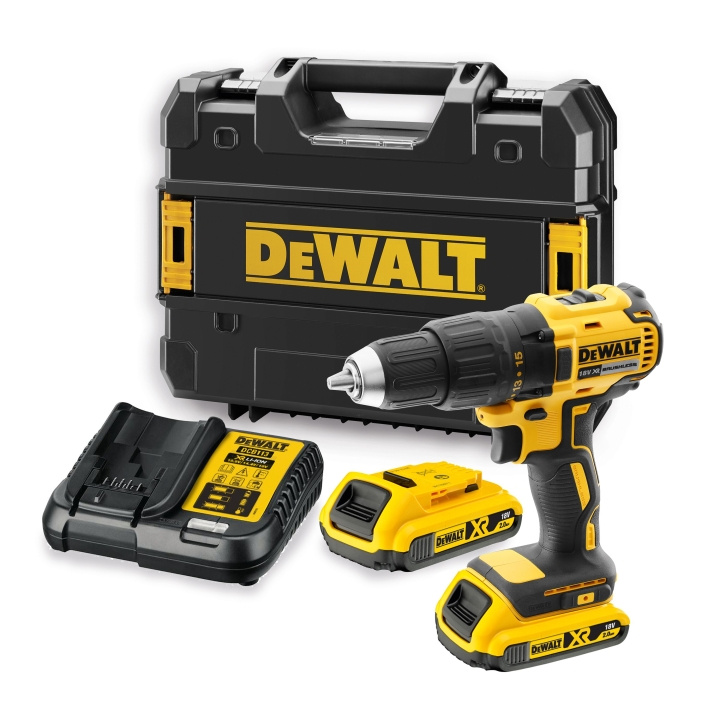 DeWalt DCD777D2T 2 X 18V 2,0AH, TSTAK i gruppen HJEM, HUS OG HAGE / Verktøy / Drill hos TP E-commerce Nordic AB (C86209)