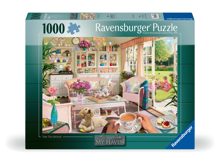 Ravensburger Puslespill The Tea Shed 1000p (12000164) i gruppen SPORT, FRITID & HOBBY / Hobby / Puslespill hos TP E-commerce Nordic AB (C86402)
