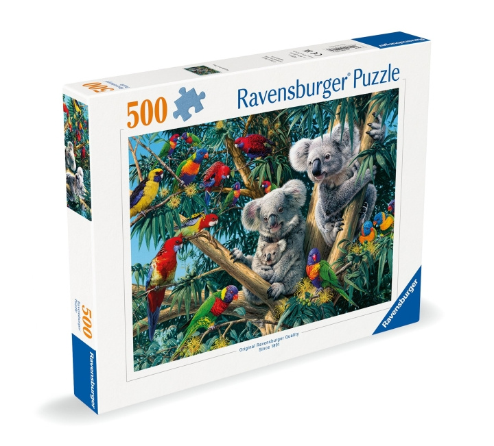 Ravensburger Puslespill Koalaer i et tre 500p (12000206) i gruppen SPORT, FRITID & HOBBY / Hobby / Puslespill hos TP E-commerce Nordic AB (C86409)
