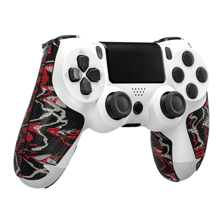 LIZARD SKINS DSP-kontrollergrep for PlayStation 4 - Wildfire Camo i gruppen Elektronikk / TV-spill & tilbehør / Sony PlayStation 4 / Tilbehør hos TP E-commerce Nordic AB (C86410)