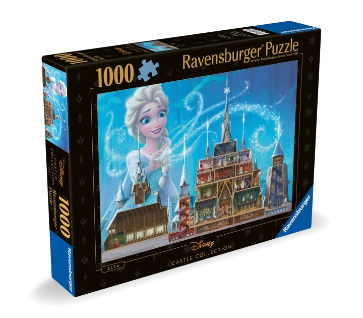 Ravensburger Puslespill Disney Castles Elsa 1000p (12000261) i gruppen SPORT, FRITID & HOBBY / Hobby / Puslespill hos TP E-commerce Nordic AB (C86426)
