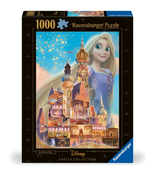 Ravensburger Puslespill Disney Castles Rapunzel 1000p (12000264) i gruppen SPORT, FRITID & HOBBY / Hobby / Puslespill hos TP E-commerce Nordic AB (C86429)