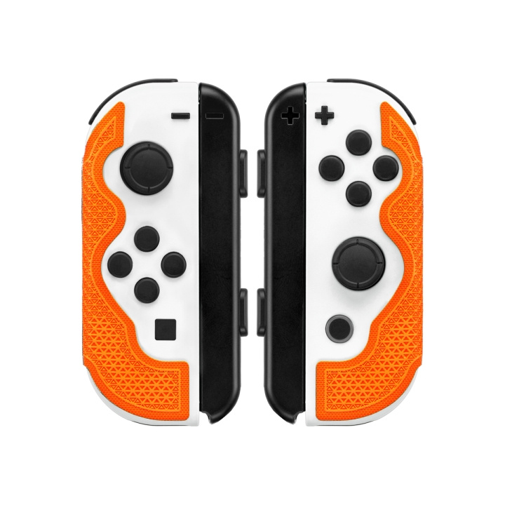 LIZARD SKINS DSP-kontrollergrep for Switch Joy-Con - Tangerine i gruppen Elektronikk / TV-spill & tilbehør / Nintendo Switch / Tilbehør hos TP E-commerce Nordic AB (C86434)