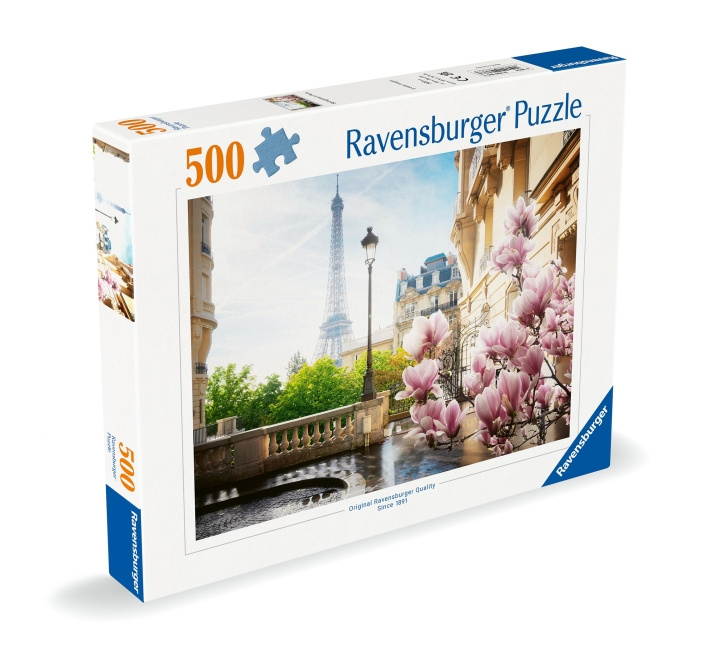 Ravensburger Puslespill Våren i Paris 500p (12000366) i gruppen SPORT, FRITID & HOBBY / Hobby / Puslespill hos TP E-commerce Nordic AB (C86449)