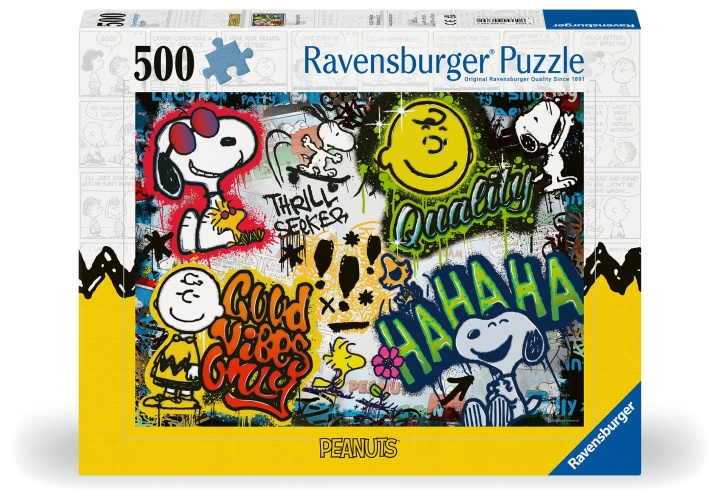 Ravensburger Puslespill Snoopy og vennene 500p (12000389) i gruppen SPORT, FRITID & HOBBY / Hobby / Puslespill hos TP E-commerce Nordic AB (C86453)