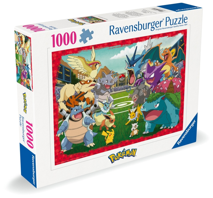Ravensburger Puslespill Pokémon Showdown 1000p (12000628) i gruppen SPORT, FRITID & HOBBY / Hobby / Puslespill hos TP E-commerce Nordic AB (C86460)