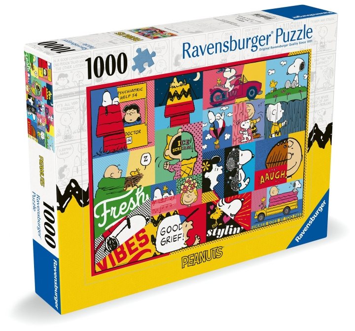 Ravensburger Puslespill Snoopy Moments 1000p (12000750) i gruppen SPORT, FRITID & HOBBY / Hobby / Puslespill hos TP E-commerce Nordic AB (C86525)