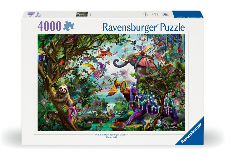 Ravensburger Puslespill Tropiske drager 4000p (12000812) i gruppen SPORT, FRITID & HOBBY / Hobby / Puslespill hos TP E-commerce Nordic AB (C86541)
