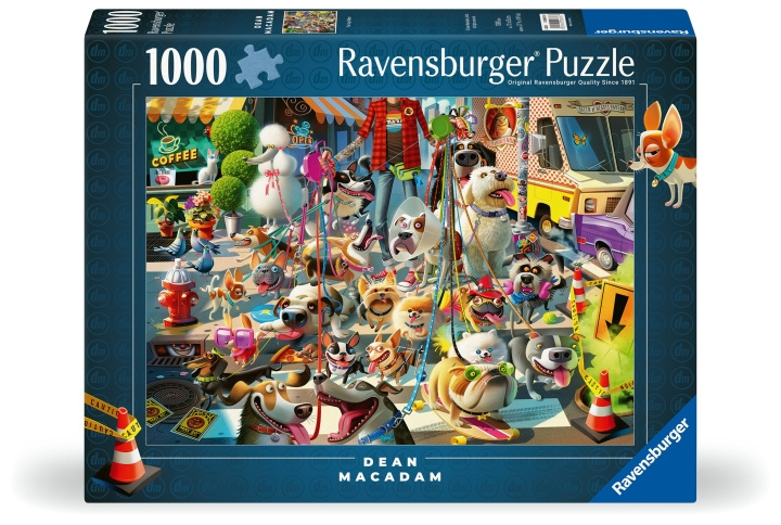 Ravensburger Puslespill The Dog Walker 1000p (12000876) i gruppen SPORT, FRITID & HOBBY / Hobby / Puslespill hos TP E-commerce Nordic AB (C86550)