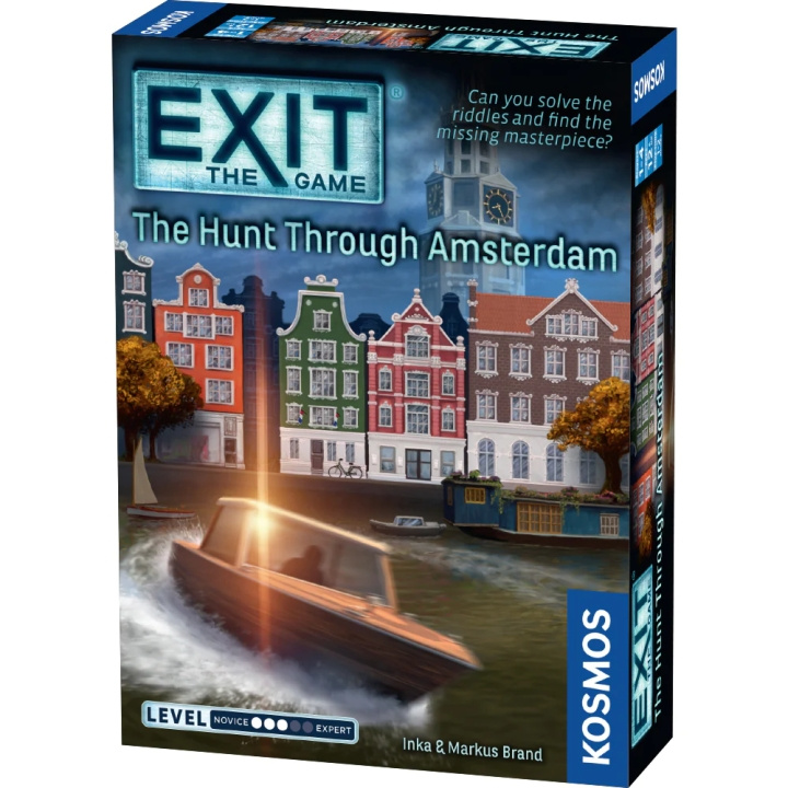 Exit: Escape Room 20: The Hunt Through Amsterdam (EN) (KOS01887) i gruppen LEKER, BARN OG BABY / Spill / Brettspill hos TP E-commerce Nordic AB (C86574)