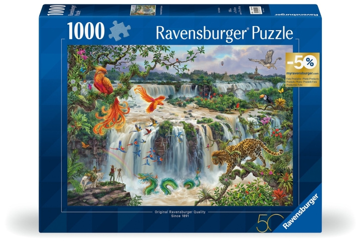 Ravensburger Puslespill Waterfall Iguazu 1000p (12001090) i gruppen SPORT, FRITID & HOBBY / Hobby / Puslespill hos TP E-commerce Nordic AB (C86590)