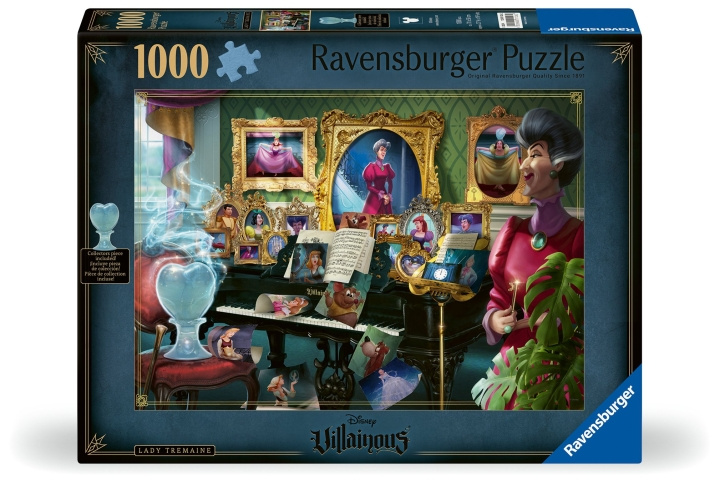 Ravensburger Puslespill Villainous Lady Tremaine 1000p (12001126) i gruppen SPORT, FRITID & HOBBY / Hobby / Puslespill hos TP E-commerce Nordic AB (C86593)