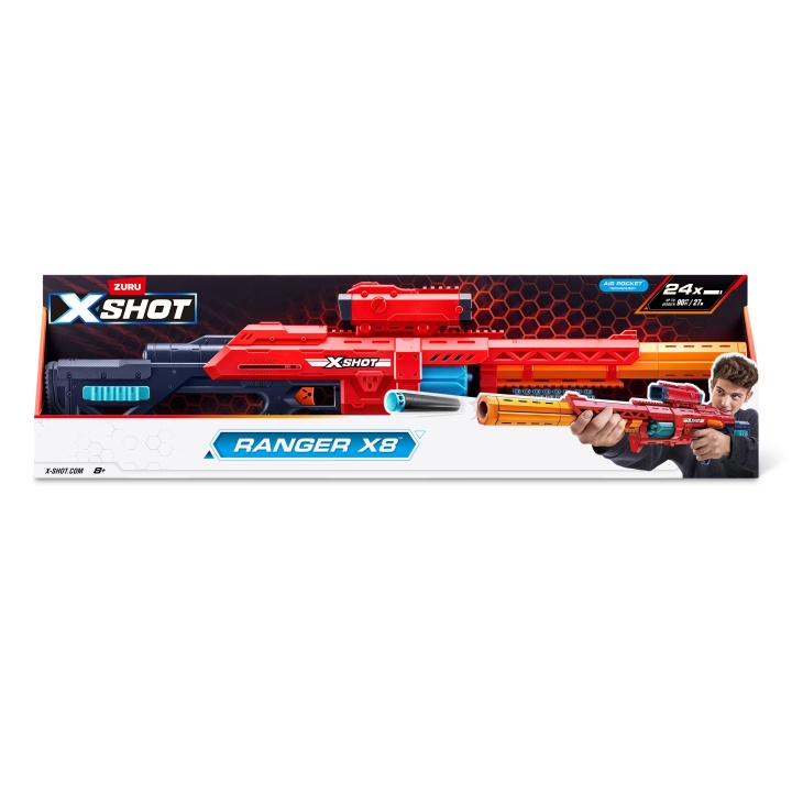 X-Shot Excel serie 1 Range X8 - (36674) i gruppen LEKER, BARN OG BABY / Leker / Actionspill hos TP E-commerce Nordic AB (C86643)