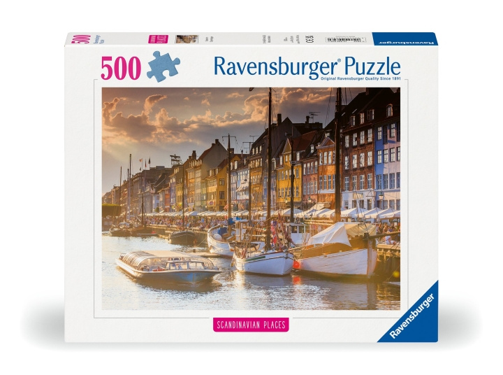 Ravensburger Puslespill Solnedgang i København 500p (12000846) i gruppen SPORT, FRITID & HOBBY / Hobby / Puslespill hos TP E-commerce Nordic AB (C86657)