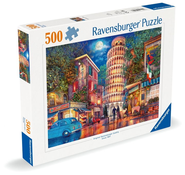 Ravensburger Puslespill Streets Of Pisa 500p (12000709) i gruppen SPORT, FRITID & HOBBY / Hobby / Puslespill hos TP E-commerce Nordic AB (C86695)
