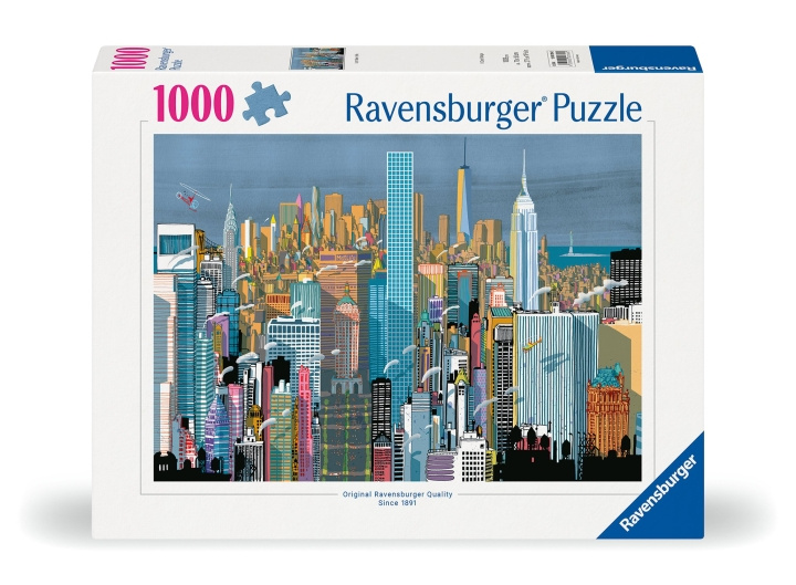 Ravensburger Puslespill I Am New York 1000p (12000784) i gruppen SPORT, FRITID & HOBBY / Hobby / Puslespill hos TP E-commerce Nordic AB (C86697)