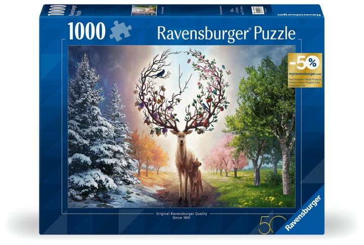 Ravensburger Puslespill Magical Deer 1000p (12001088) i gruppen SPORT, FRITID & HOBBY / Hobby / Puslespill hos TP E-commerce Nordic AB (C86700)