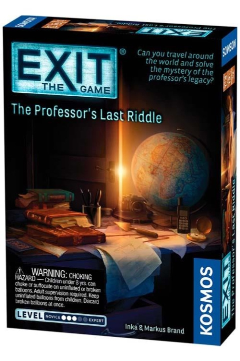 Exit: Escape Room 19: The Professor\'s Last Riddle (EN) (KOS1808) i gruppen LEKER, BARN OG BABY / Spill / Brettspill hos TP E-commerce Nordic AB (C86734)
