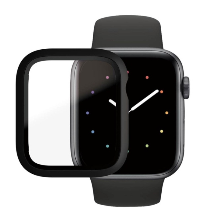 PanzerGlass Skjermbeskytter Full Body Apple watch 4 - 5 - 6 - SE 44mm - Svart i gruppen SPORT, FRITID & HOBBY / Smartwatch og Aktivitetsmålere / Smartwatches hos TP E-commerce Nordic AB (C86756)