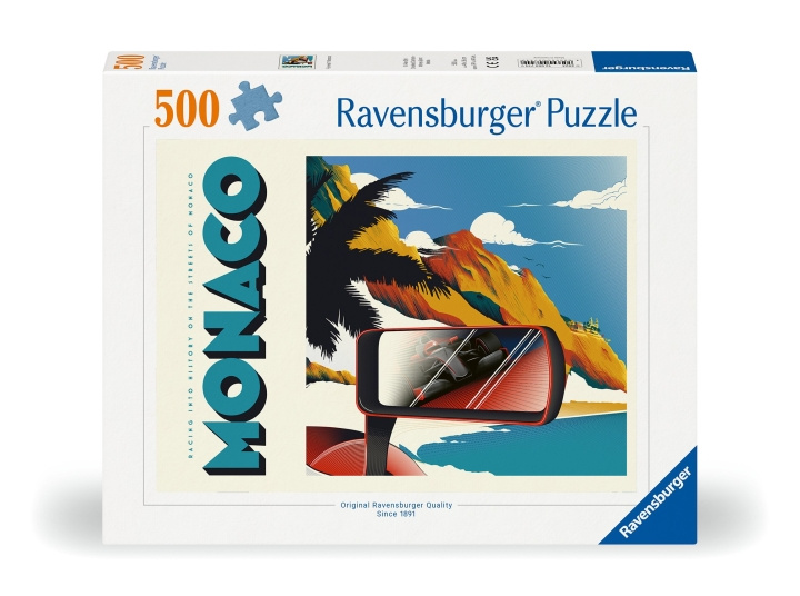 Ravensburger Puslespill Monaco Grand Prix 500p (12000774) i gruppen SPORT, FRITID & HOBBY / Hobby / Puslespill hos TP E-commerce Nordic AB (C86775)