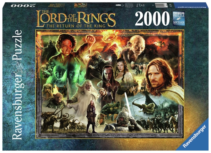 Ravensburger Ringenes Herre - Kongen vender tilbake 2000p - (10217293) i gruppen SPORT, FRITID & HOBBY / Hobby / Puslespill hos TP E-commerce Nordic AB (C86803)