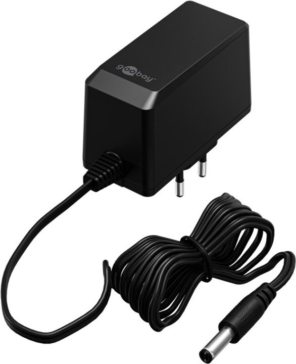 Goobay 12 V strømforsyning (27 W / 2,25 A) med senterpinne (hann) 5,5 mm x 2,1 mm i gruppen HJEM, HUS OG HAGE / El og belysning / Strømadaptere hos TP E-commerce Nordic AB (C86887)
