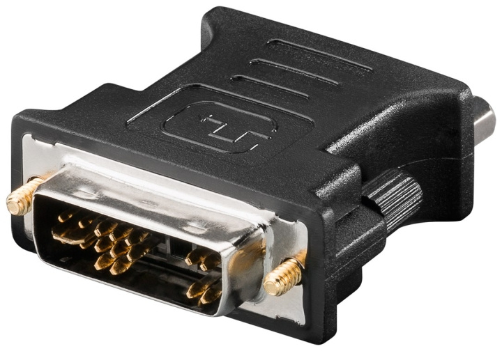 Goobay Skjermadapter DVI-A/VGA DVIA-plugg (12 + 5 pinner) > VGA-kontakt (15-pinners) i gruppen Datautstyr / Kabler og adaptere / VGA / Adaptere hos TP E-commerce Nordic AB (C86912)