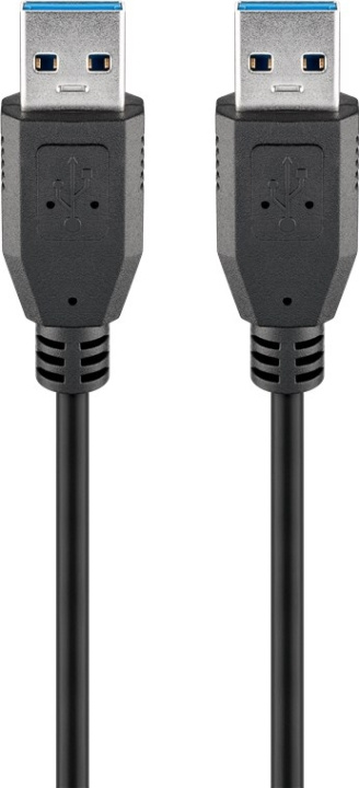 Goobay USB-A-kabel, USB 3.0, 0,5 m, svart USB 3.0-kontakt (type A) > USB 3.0-kontakt (type A) i gruppen Datautstyr / Kabler og adaptere / USB / USB-A / Kabler hos TP E-commerce Nordic AB (C86926)