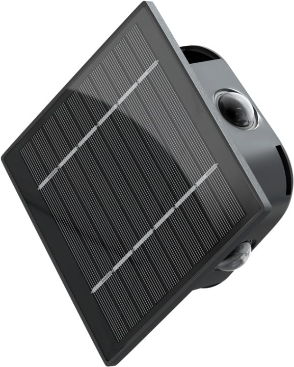 Goobay LED-vegglampe med solcelle Romb, svart 30 lm, 3 moduser varmhvit til kaldhvit (3000, 4200, 6500 K), for indirekte utendørsbelysning i gruppen HJEM, HUS OG HAGE / El og belysning / Utendørsbelysning / Fasadebelysning / Uten bevegelsessensor hos TP E-commerce Nordic AB (C86949)