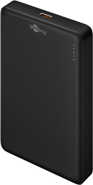 Goobay Magnetisk trådløs powerbank på 10 000 mAh festes magnetisk på baksiden av mobiltelefonen, perfekt for samtidig lading og telefonsamtaler i gruppen SMARTTELEFON & NETTBRETT / Ladere og Kabler / Powerbanks hos TP E-commerce Nordic AB (C86960)