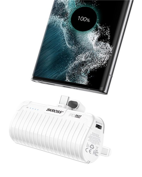 SKROSS Power Stand 18,5 W, 5000 mAh powerbank og smarttelefonstativ i ett i gruppen SMARTTELEFON & NETTBRETT / Ladere og Kabler / Powerbanks hos TP E-commerce Nordic AB (C87022)