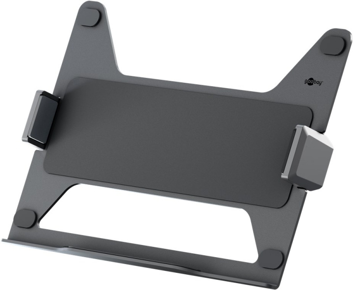 Goobay Deluxe laptop-feste for monitorarm, svart, for bærbare datamaskiner fra 11,6 til 17,3 tommer (29 - 44 cm), maks. 9 kg, for montering på en skjermbrakett i gruppen Datautstyr / Dataskjerm / Skjermarmer og fester hos TP E-commerce Nordic AB (C87048)